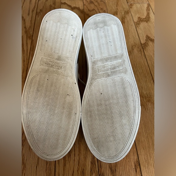 Kate Spade Dash White Leopard Print Sneaker Size 8.5B - Picture 6 of 9